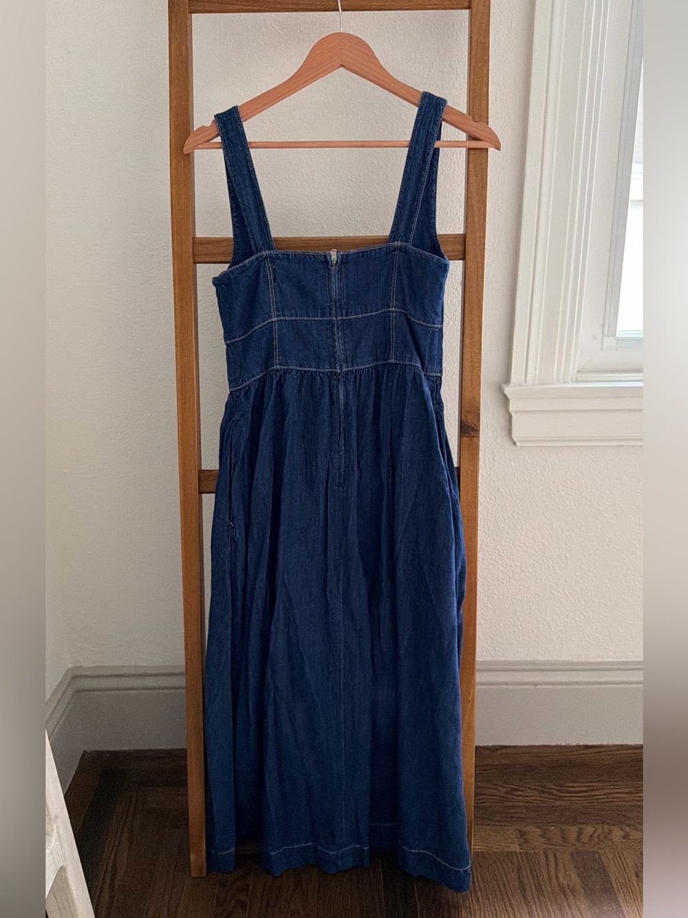 Refromation Tagliatelle Denim Dress - Picture 3 of 5